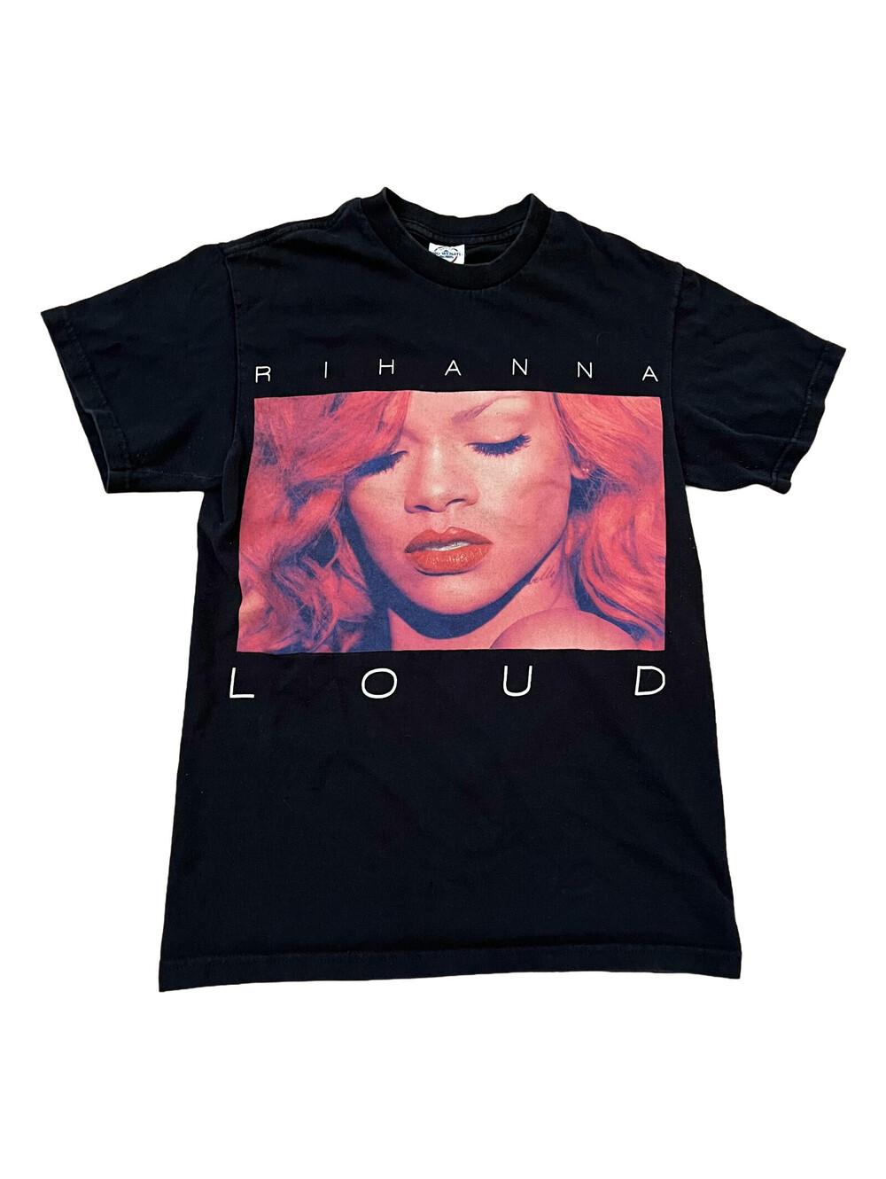 Rihanna Loud Tour Album Concert Black Short Sleeve T-shirt Small